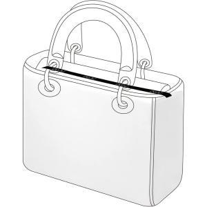 imageDGAZ Purse Pillow Shaper Insert for LadyDior MicroMiniSML Bags Silky Pillow Shaper for Luxury HandbagsGoldMicroWhite