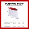 image:imageDGAZ Lightweight Purse Organizer Insert for Hermes Evelyne BagSilk and Dupontpaper handbag inner for Luxury BagsRouge CassqueGM33