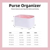 image:imageDGAZ Lightweight Purse Organizer Insert for Hermes Lindy BagSilk and Dupontpaper handbag inner for Luxury BagsPinkLD45